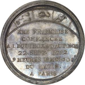 FRANCE Convention (1792-1795). Médaille, la ... 