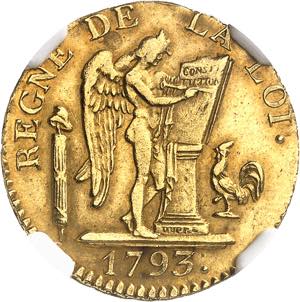 FRANCE Convention (1792-1795). Louis d’or ... 