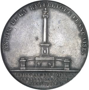 FRANCE Consulat (1799-1804). Médaille, ... 