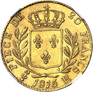 FRANCE Louis XVIII (1814-1824). 20 francs ... 