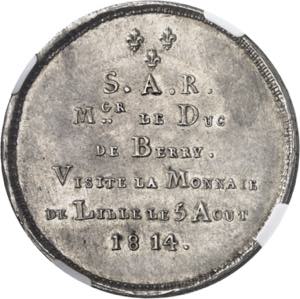 FRANCE Louis XVIII (1814-1824). Module de 5 ... 