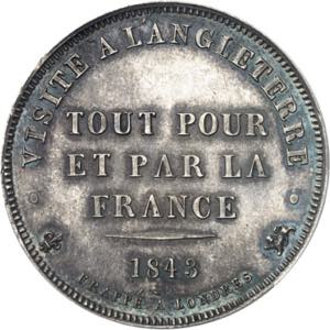 FRANCE Henri V (1820-1883). 5 francs (module ... 