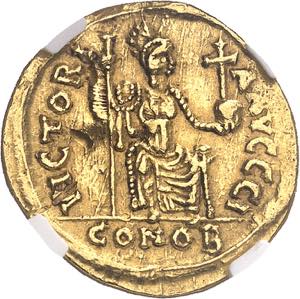 EMPIRE BYZANTIN Justin II (565-578). Solidus ... 