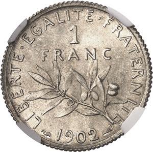 FRANCE IIIe République (1870-1940). 1 franc ... 