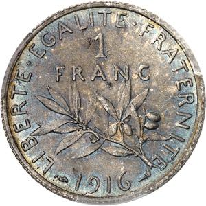 FRANCE IIIe République (1870-1940). 1 franc ... 