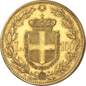 ITALIE Umberto I (1878-1900). 100 lire 1880, ... 