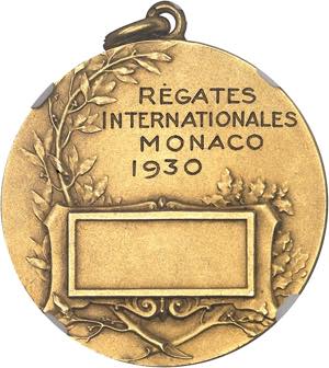 MONACO Louis II (1922-1949). Médaille ... 
