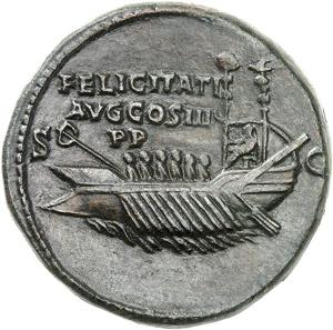 EMPIRE ROMAIN Hadrien (117-138). Sesterce ... 