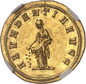 EMPIRE ROMAIN Carin (282-285). Aureus 284, ... 