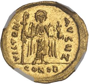 EMPIRE BYZANTIN Phocas (602-610). Solidus ... 