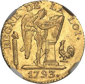 FRANCE Convention (1792-1795). Louis d’or ... 