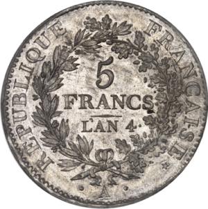 FRANCE - FRANCE Directoire (1795-1799). 5 ... 