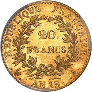 FRANCE - FRANCE Consulat (1799-1804). 20 ... 