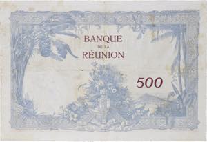 RÉUNION (ÎLE DE LA) - REUNION 500 Francs ... 