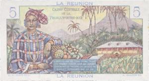 RÉUNION (ÎLE DE LA) - REUNION 5 francs ... 