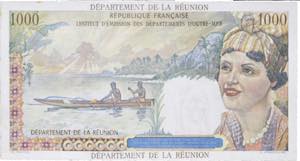 RÉUNION (ÎLE DE LA) - REUNION 1000 francs ... 
