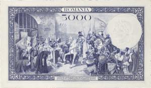ROUMANIE - ROMANIA 5000 lei avec portrait ... 