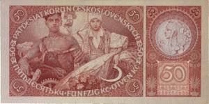 TCHÉCOSLOVAQUIE - CZECHOSLOVAKIA 50 korun  ... 