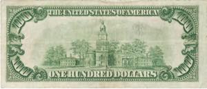 USA - UNITED STATES OF AMERICA 100 dollars ... 