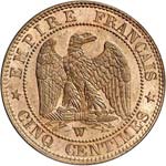 Napoléon III (1852-1870). 5 centimes 1853, ... 