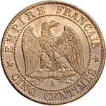 Napoléon III (1852-1870). 5 centimes 1862, ... 