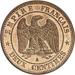Napoléon III (1852-1870). 2 centimes 1853, ... 