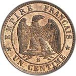 Napoléon III (1852-1870). 1 centime 1856, ... 