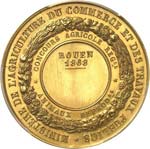 Napoléon III (1852-1870). Médaille en or ... 