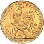 III° République (1870-1940). 20 francs or ... 