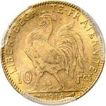 III° République (1870-1940). 10 francs or ... 