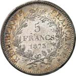 III° République (1870-1940). 5 francs ... 