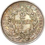 III° République (1870-1940). 2 francs 18., ... 