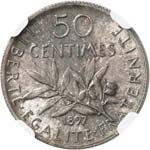 III° République (1870-1940). 50 centimes ... 