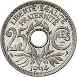 III° République (1870-1940). 25 centimes ... 