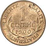 III° République (1870-1940). 1 centimes ... 