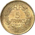 IV° République (1947-1958). 5 francs 1947. ... 