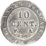 Louis XVIII (1814-1824). 10 centimes (1818), ... 