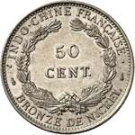 50 cent 1946, Paris, essai en nickel. - Av. ... 