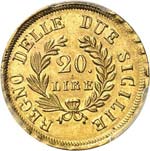 Naples, Joachim Murat (1808-1815). 20 lire ... 