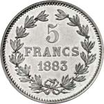Ranavalona III (1883-1897). 5 francs 1883, ... 