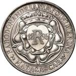Ranavalona III (1883-1897). 5 francs 1895. - ... 