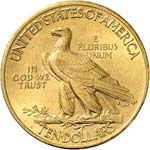 10 dollars Indien 1910, Philadelphie. - Av. ... 