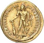 Constance Chlore (293-306). Aureus 295-305, ... 