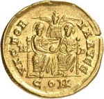 Valentinien II (375-392). Solidus 383-387, ... 