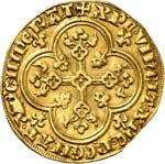 Philippe IV (1285-1314). Agnel d’or. - Av. ... 