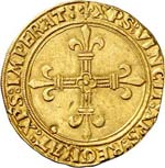 Charles VIII (1483-1498). Ecu d’or au ... 