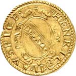 Henri II (1547-1559). Ecu d’or 1556, ... 