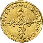Henri III (1574-1589). Ecu d’or au nom de ... 