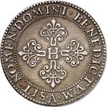 Henri IV (1589-1610). Franc 1607, piéfort ... 