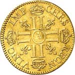 Louis XIII (1610-1643). ½ louis d’or à ... 